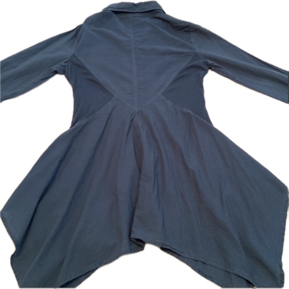 XCVI Tops - Wearables asymmetric poplin cotton shirt